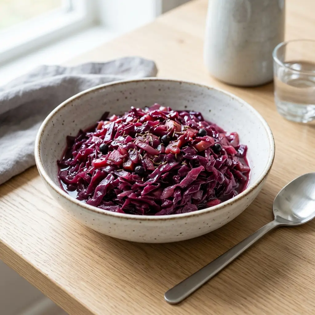 Chou fermenté prêt à servir comme plat maison