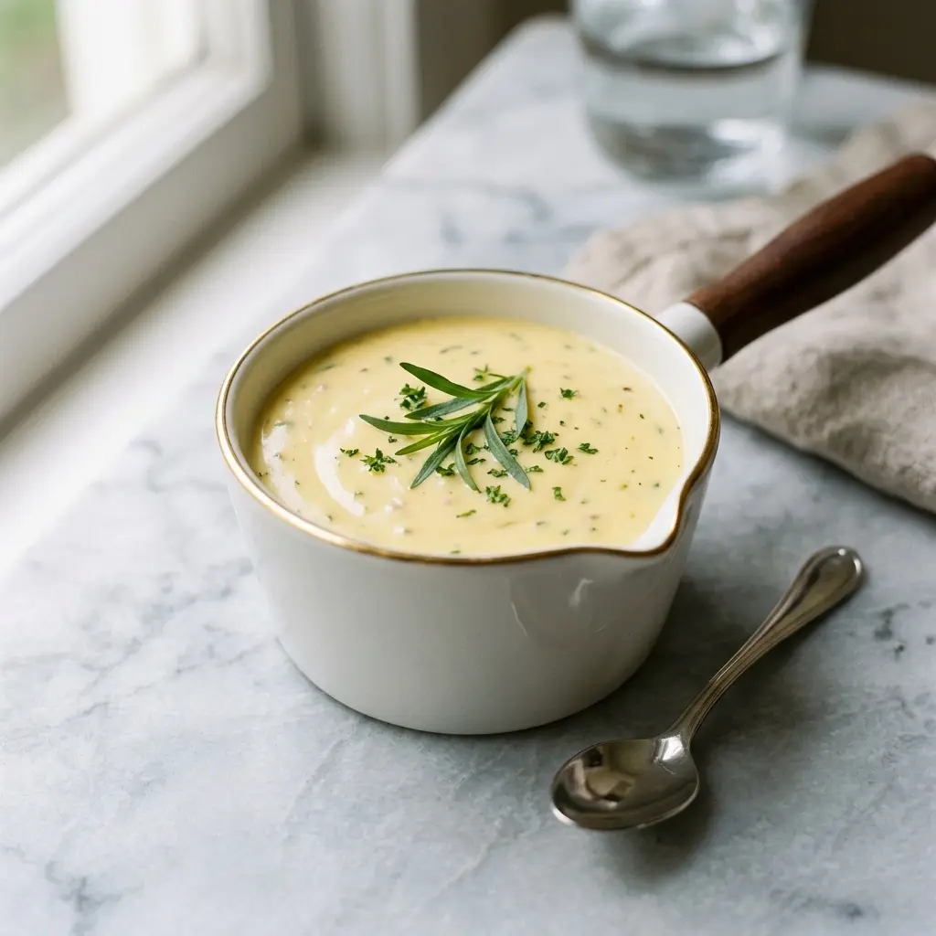 Crème béarnaise prêt à servir comme plat maison