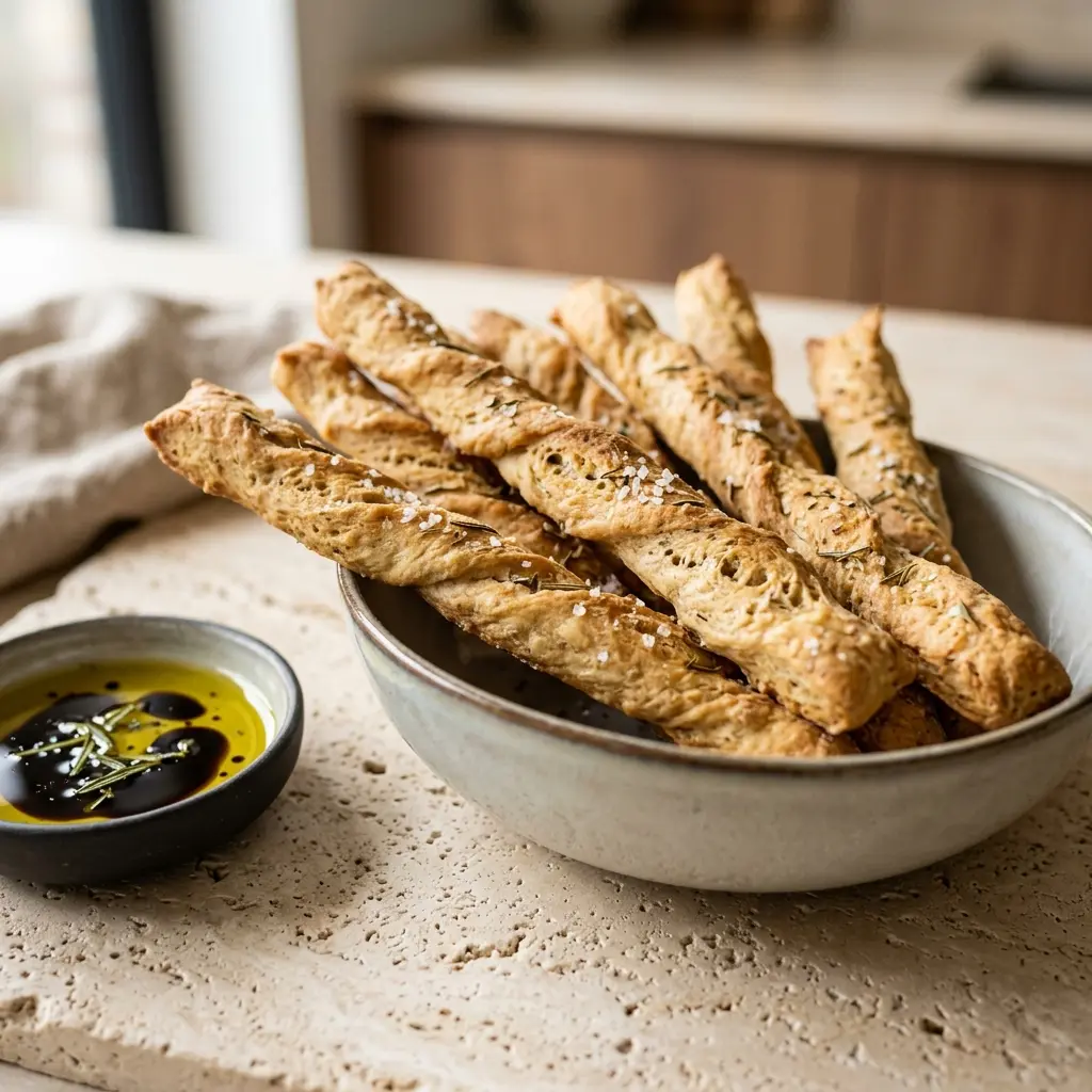 Grissini prêt à servir comme plat maison