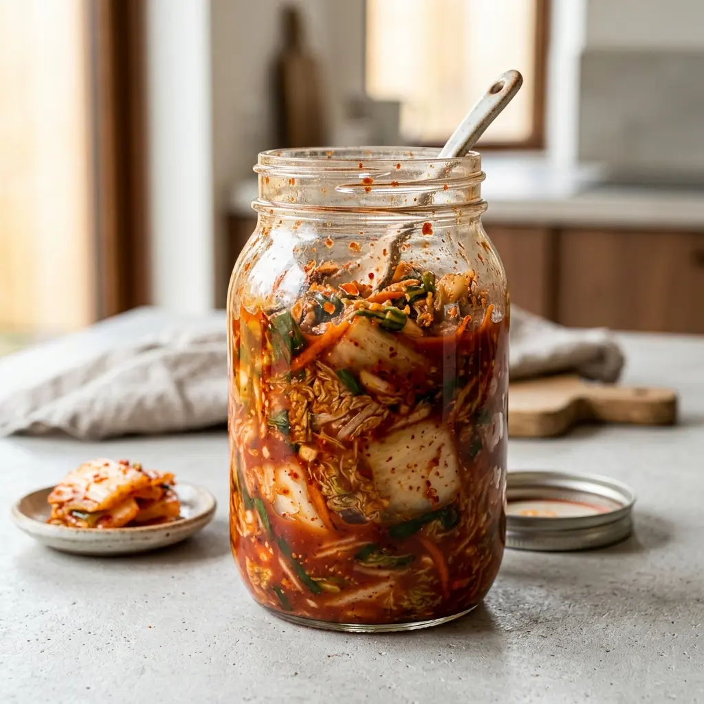 Kimchi prêt à servir comme plat maison