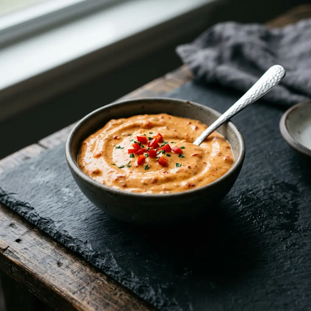 Mayo pimentée prêt à servir comme plat maison