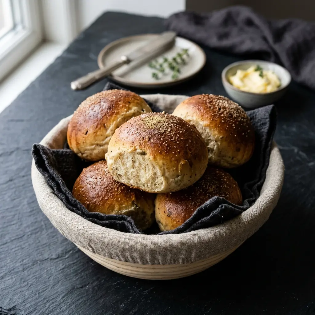 Petits pains aux épices prêt à servir comme plat maison