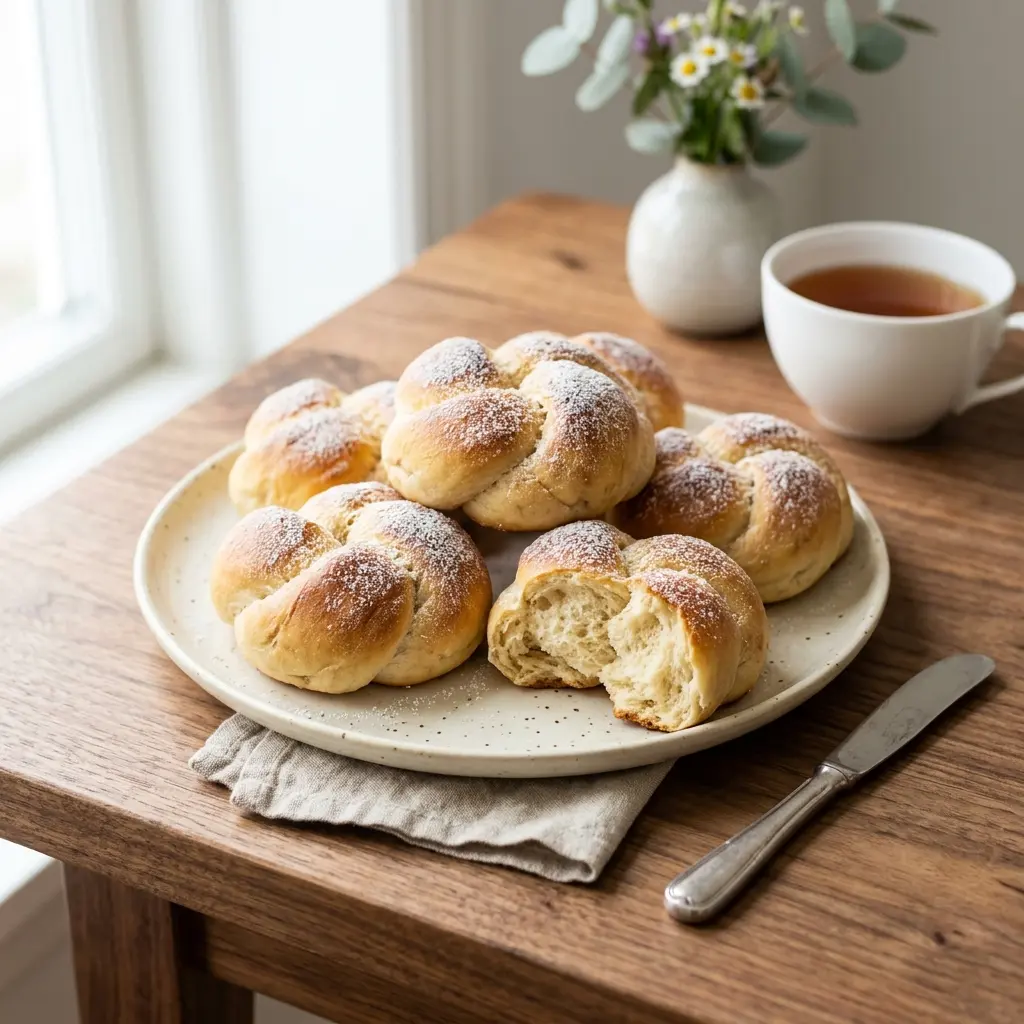 Petits pains d’anniversaire prêt à servir comme plat maison