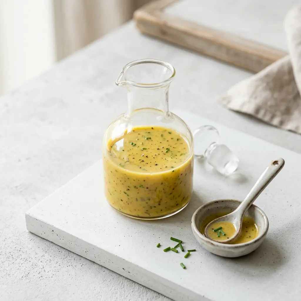 Sauce française présenté dans un bol comme sauce ou accompagnement