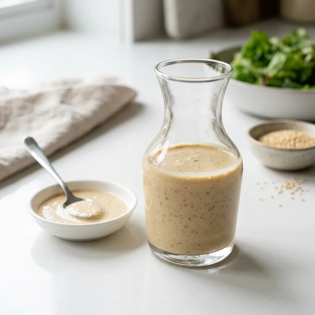 Sauce goma présenté dans un bol comme sauce ou accompagnement