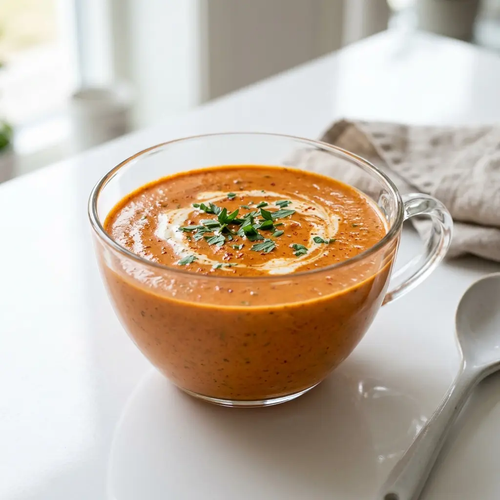 Sauce paprika présenté dans un bol comme sauce ou accompagnement