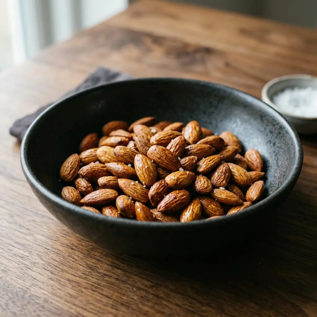 Photo de Amandes à l'air fryer préparé à l'air fryer