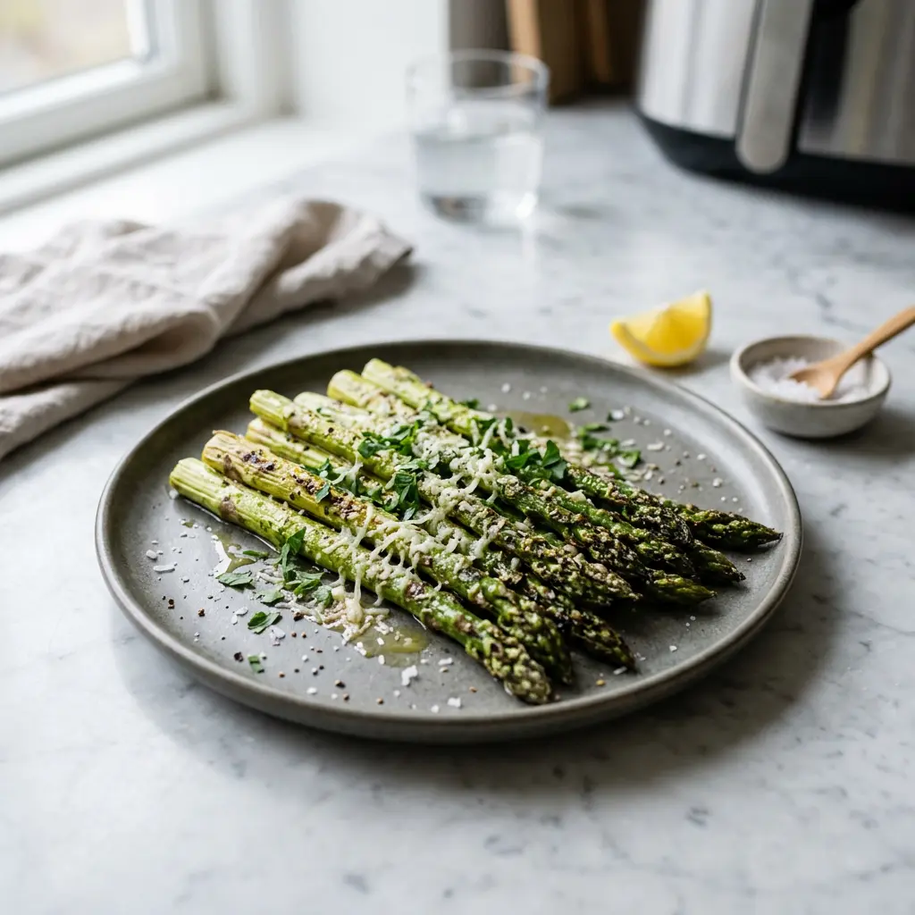 Photo de Asperges à l'air fryer préparé à l'air fryer