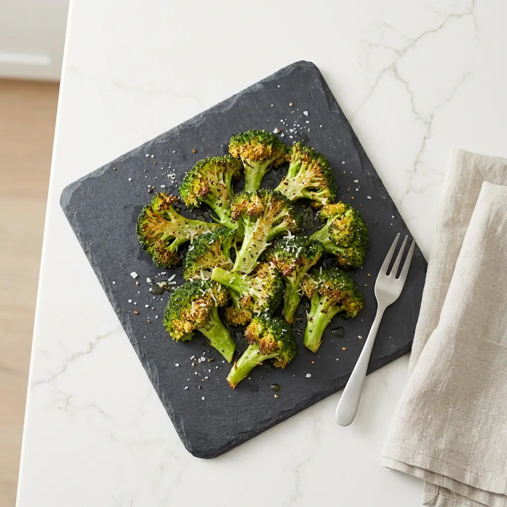 Photo de Brocoli à l'air fryer préparé à l'air fryer