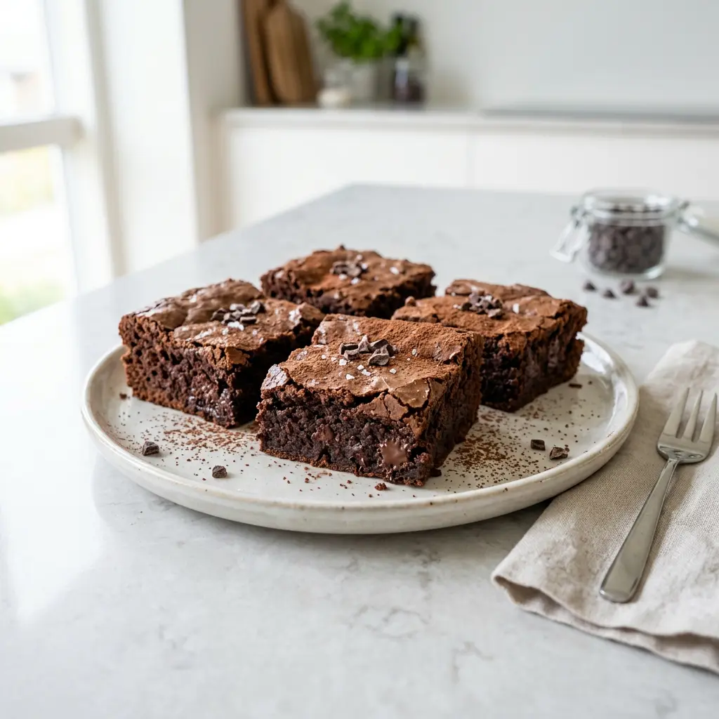 Photo de Brownies à l'air fryer préparé à l'air fryer