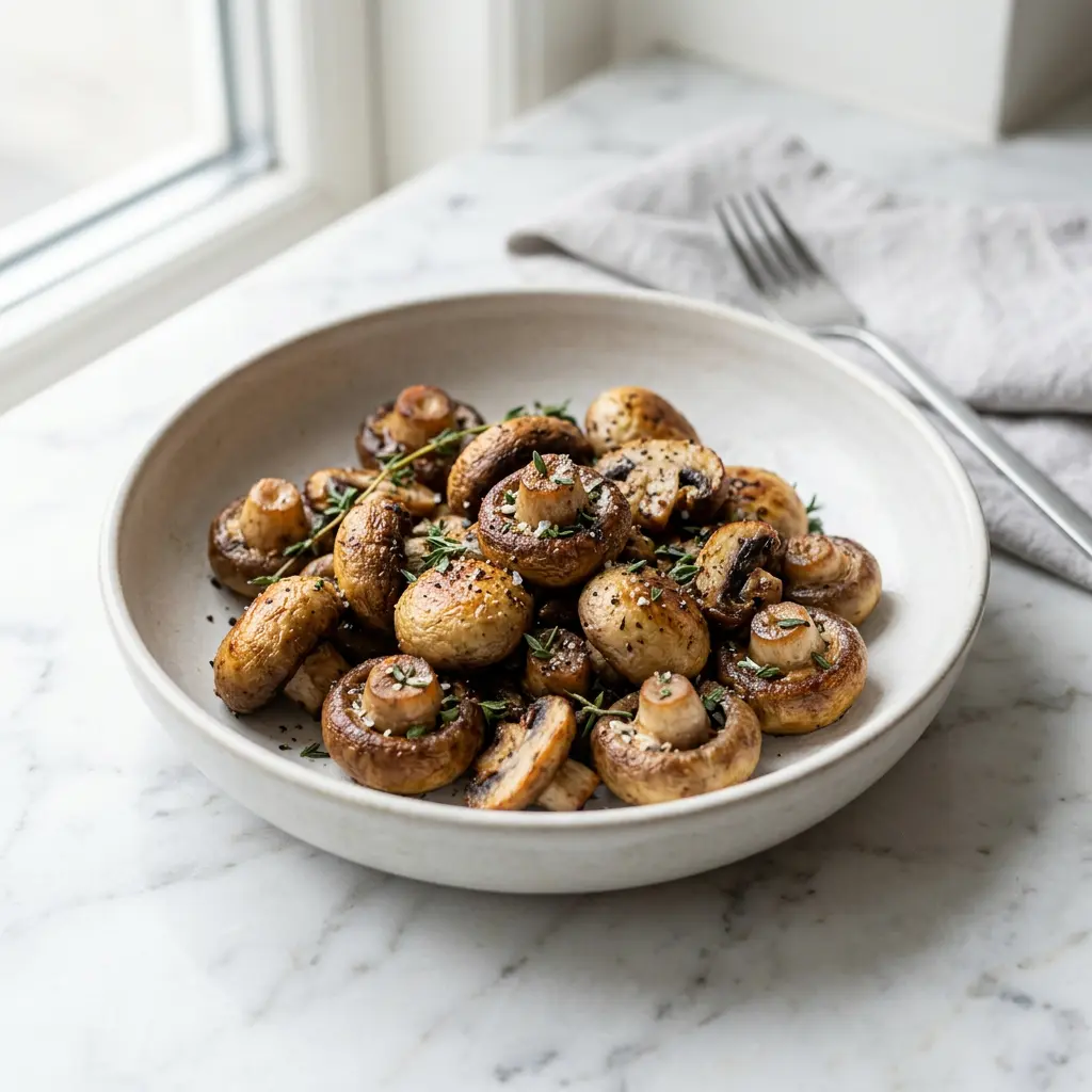 Photo de Champignons variés à l'air fryer préparé à l'air fryer
