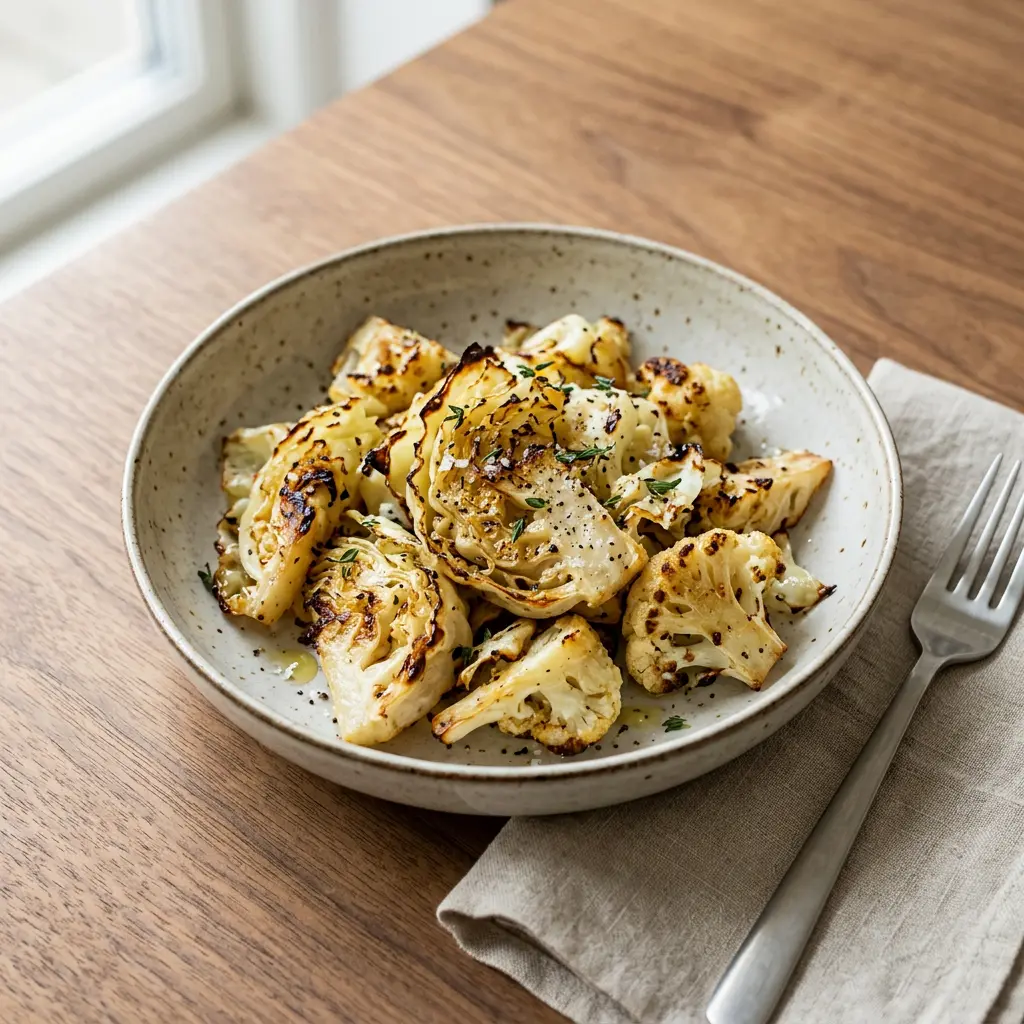 Photo de Chou blanc à l'air fryer préparé à l'air fryer