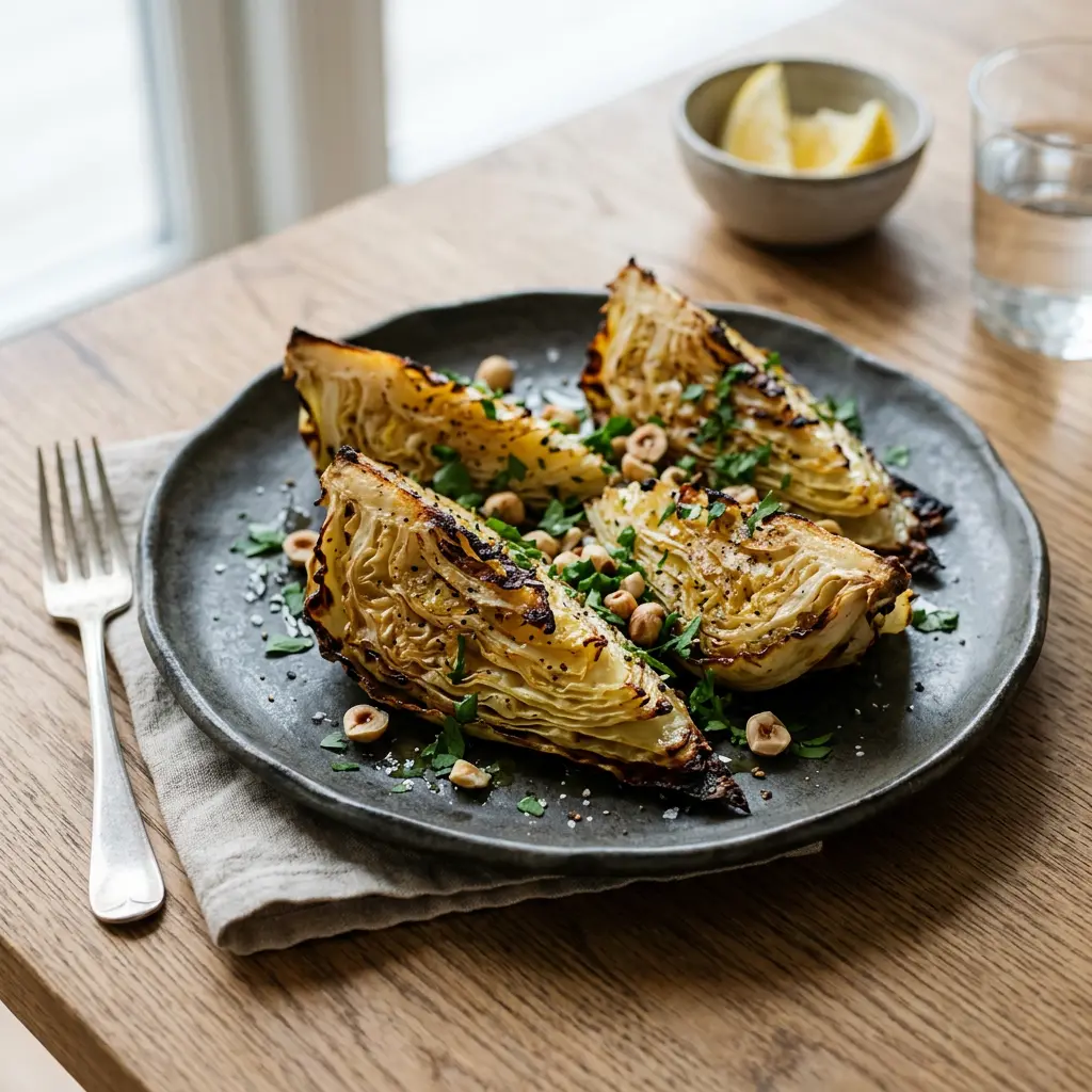 Photo de Chou pointu à l'air fryer préparé à l'air fryer