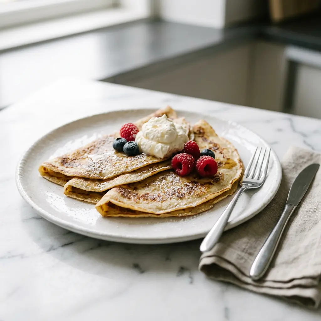 Photo de Crêpes à l'air fryer préparé à l'air fryer