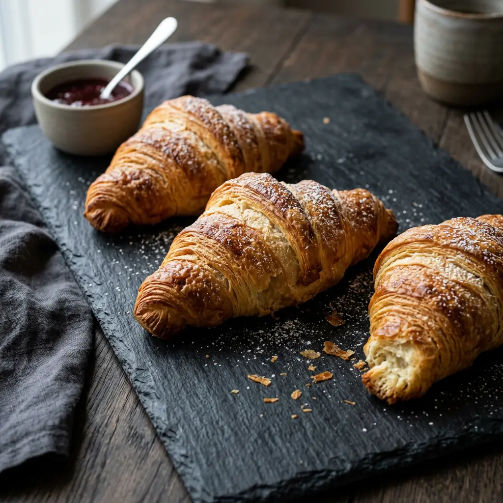 Photo de Croissants à l'air fryer préparé à l'air fryer