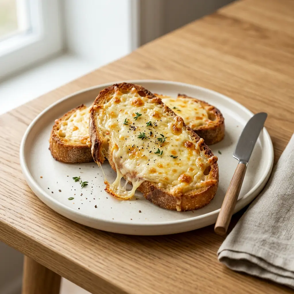 Photo de Croques au fromage à l'air fryer préparé à l'air fryer