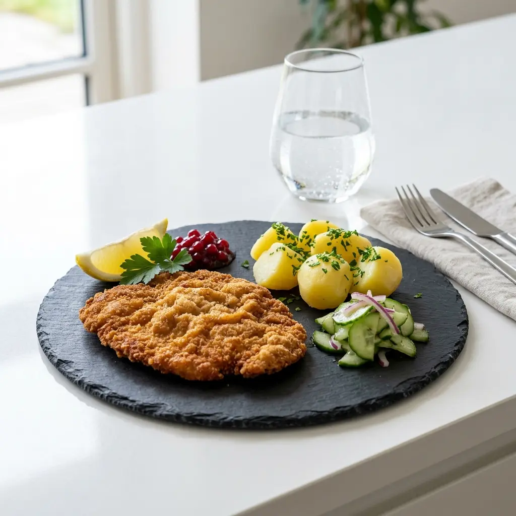 Photo de la recette : Escalope viennoise classique