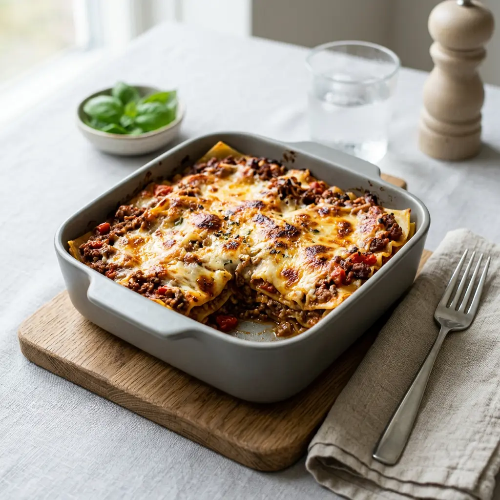 Photo de Lasagnette à l'air fryer préparé à l'air fryer