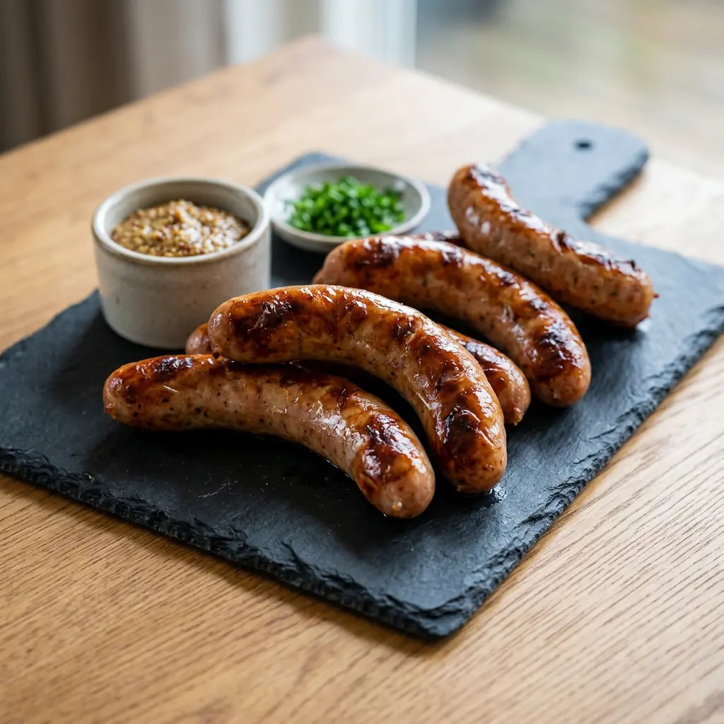 Photo de Saucisses à l'air fryer préparé à l'air fryer