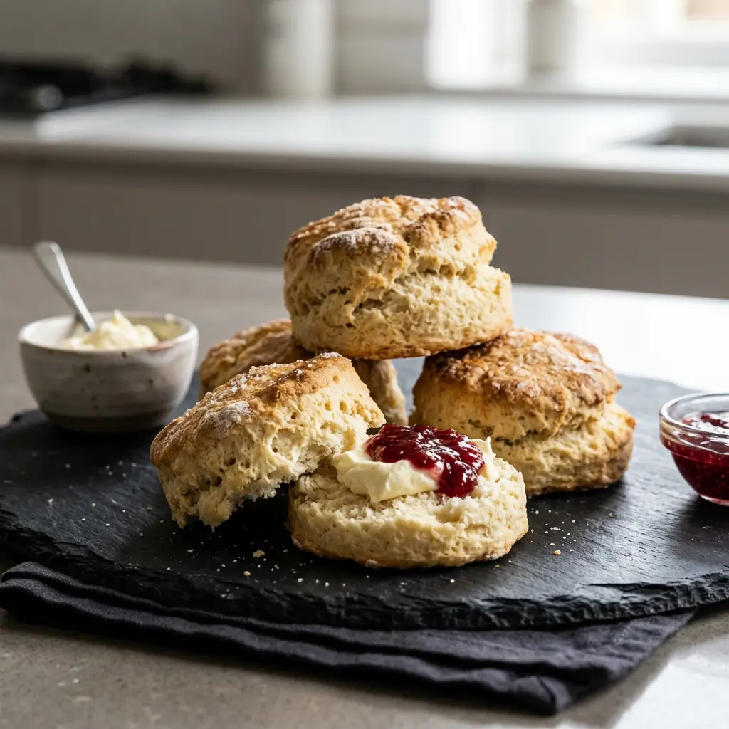 Photo de Scones à l'air fryer préparé à l'air fryer