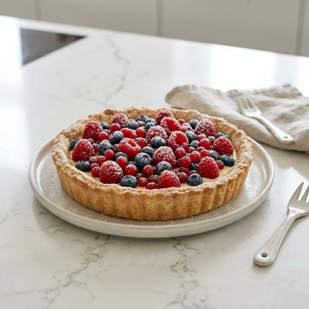 Photo de Tarte salée à l'air fryer préparé à l'air fryer