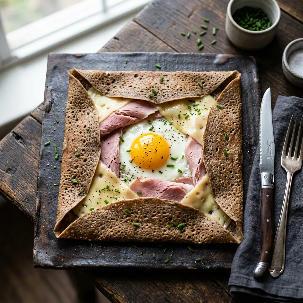 Photo de Galette complète prêt à servir
