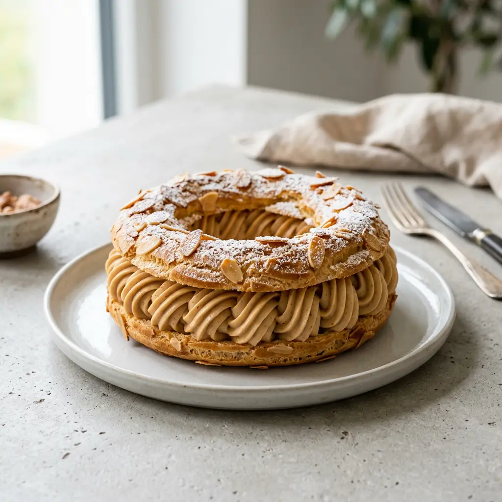 Photo de Paris-Brest prêt à servir