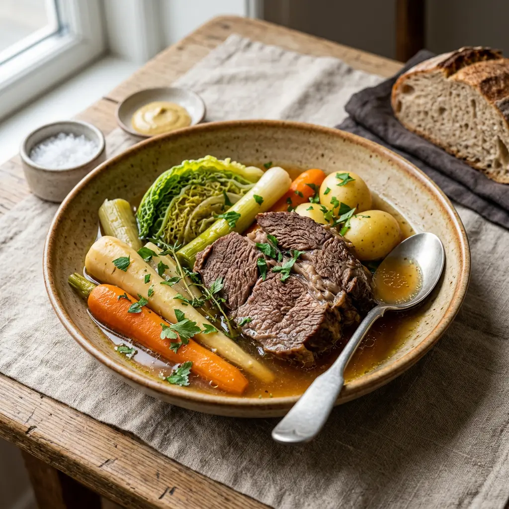Photo de Pot-au-feu prêt à servir