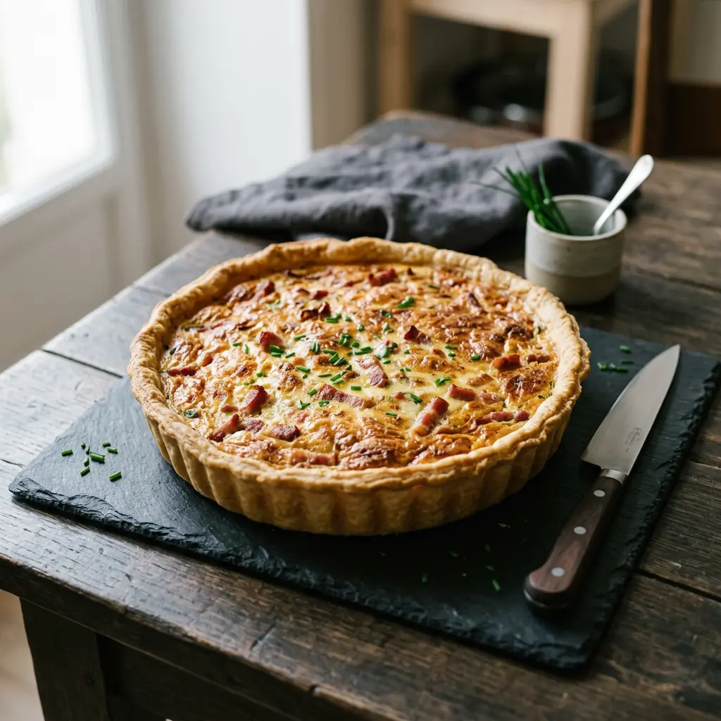 Photo de Quiche Lorraine prêt à servir